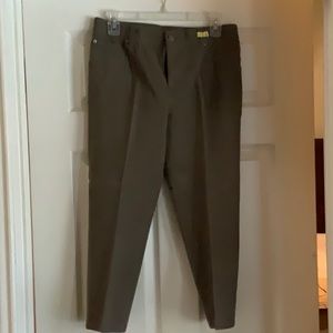 Taupe colored dress pants from Chicos.